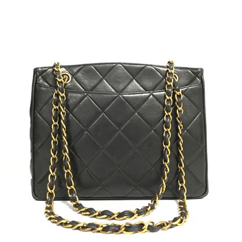 chanel vintage lambskin shoulder bag|vintage chanel lambskin bag.